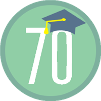 70 Books Badge